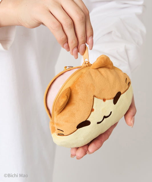 Bichi Mao Official Merch - Plush Zip Coin Purse - Maomi ୨♡୧