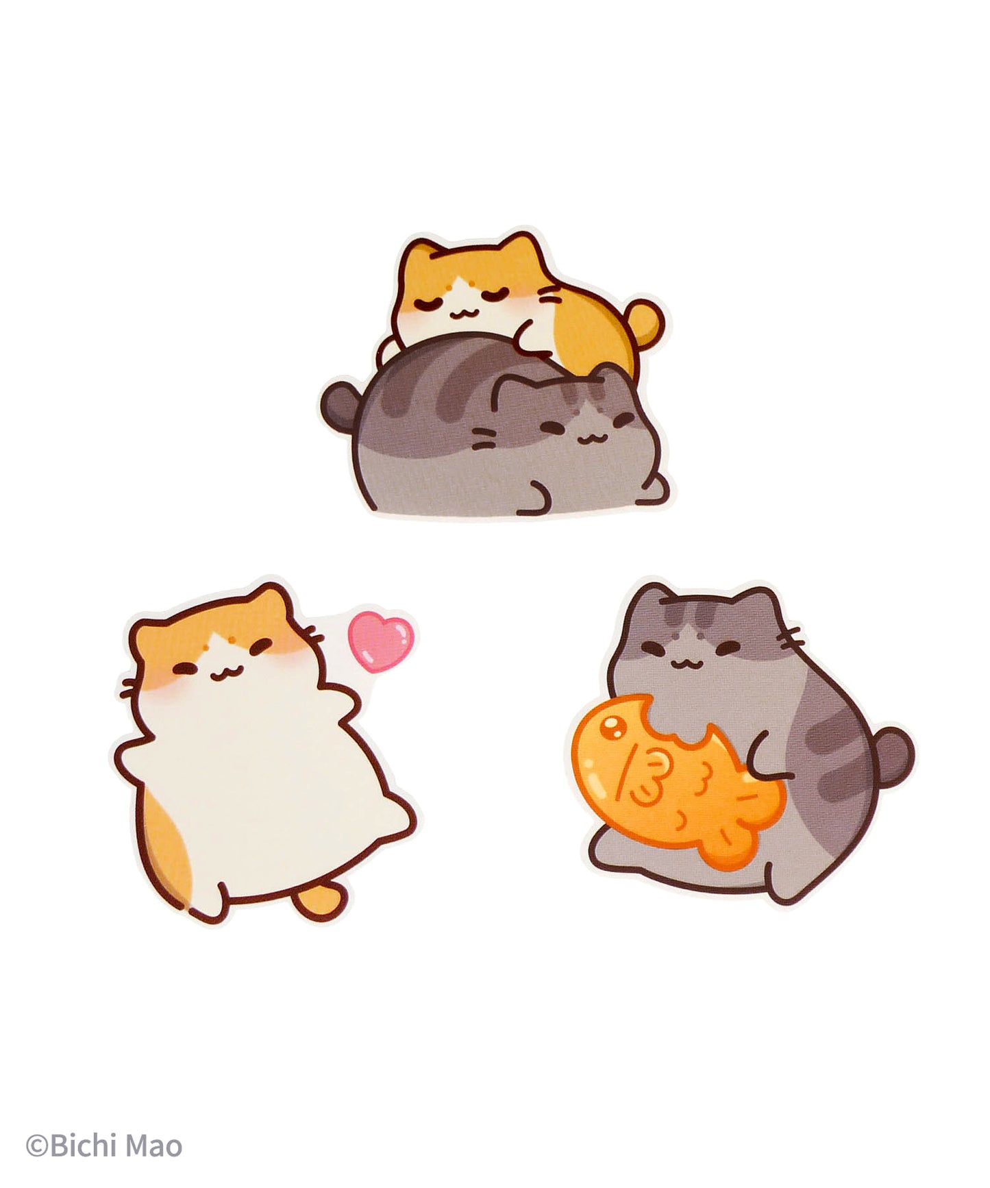 Bichi Mao Official Merch - Sticker Set - Official Collectible Kawaii Stickers ☆