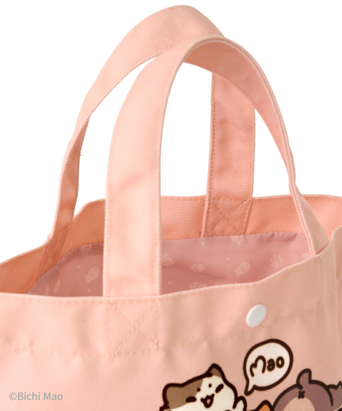 Bichi Mao Official Merch - Paw-sitively Pink Tote Bag ୨♡୧