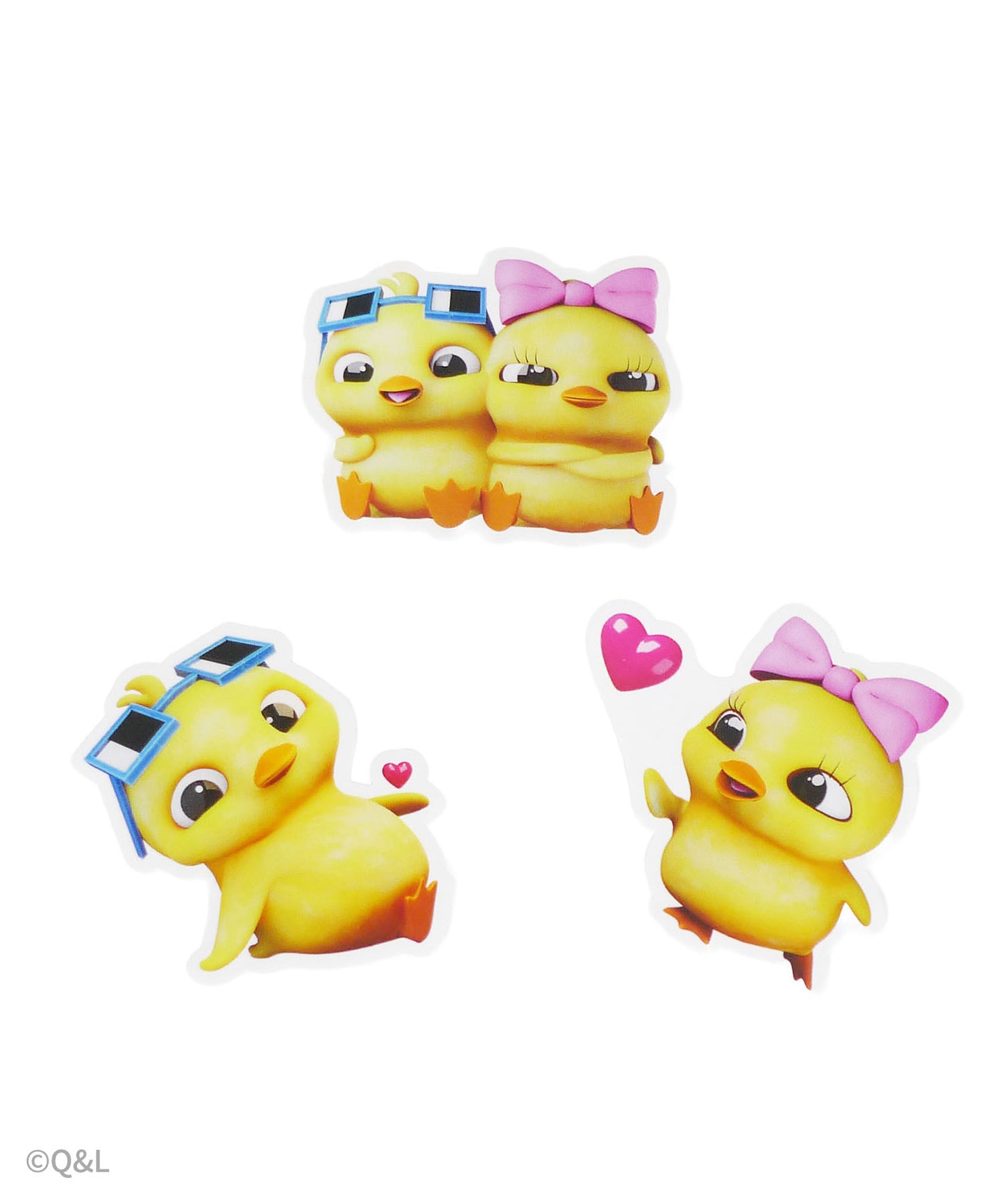 Quack and Lola Sticker set