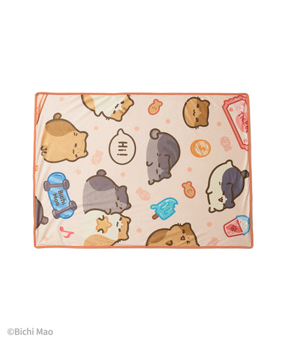 Bichi Mao Cozy Small Throw Blanket – Perfect Lap, Sofa & Travel Plush Blanket