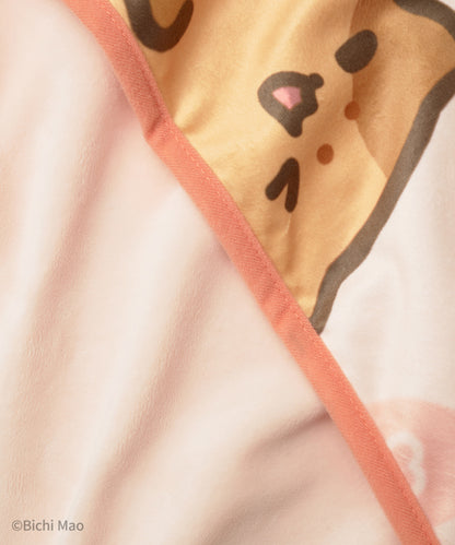 Bichi Mao Cozy Small Throw Blanket – Perfect Lap, Sofa & Travel Plush Blanket