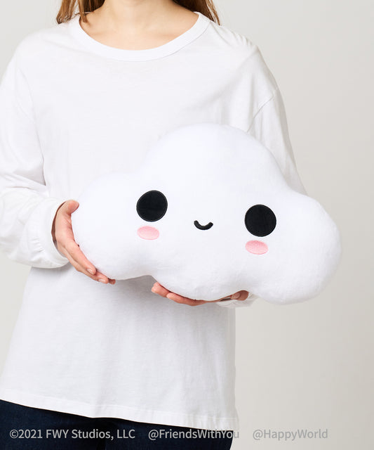 Little Cloud Plush Toy ♪ Happy World | Soft Stuffed Animal, Cute Cloud Character
