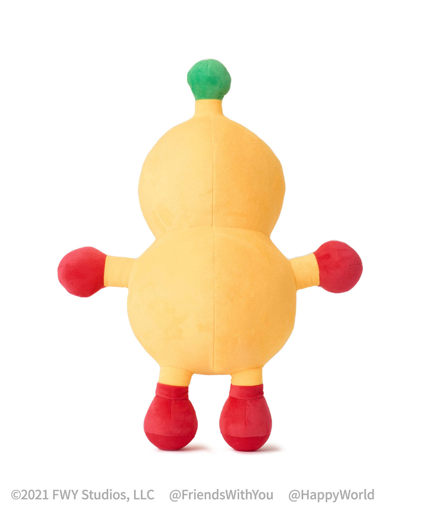 Peanut Butter Plush Toy ♪ Happy World | Soft Stuffed Animal, Cute Character Plush