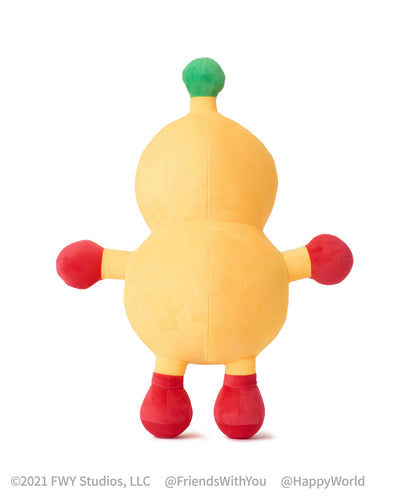 Peanut Butter Plush Toy ♪ Happy World | Soft Stuffed Animal, Cute Character Plush
