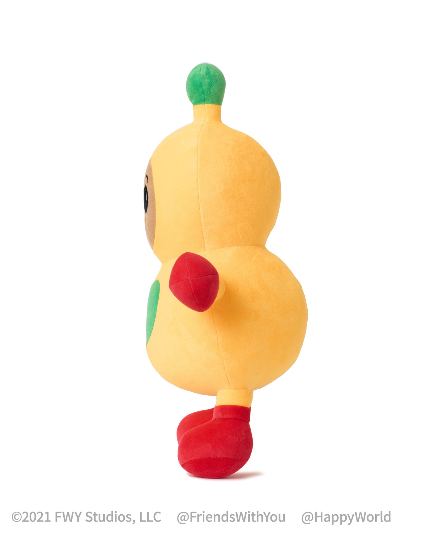 Peanut Butter Plush Toy ♪ Happy World | Soft Stuffed Animal, Cute Character Plush