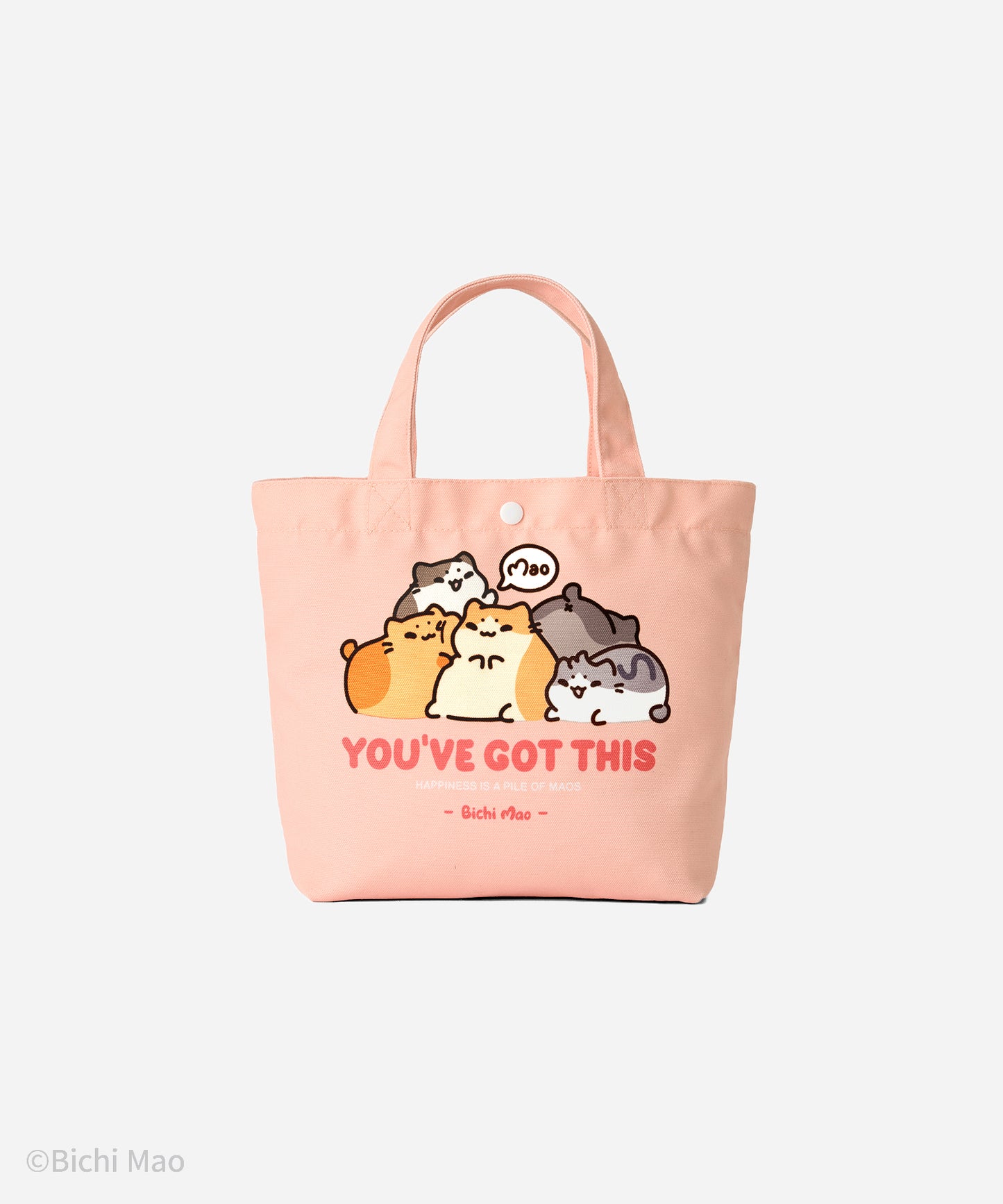Bichi Mao Official Merch - Paw-sitively Pink Tote Bag ୨♡୧