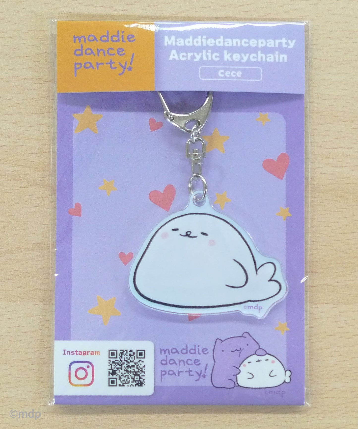 Maddiedanceparty Acrylic keychain Cece
