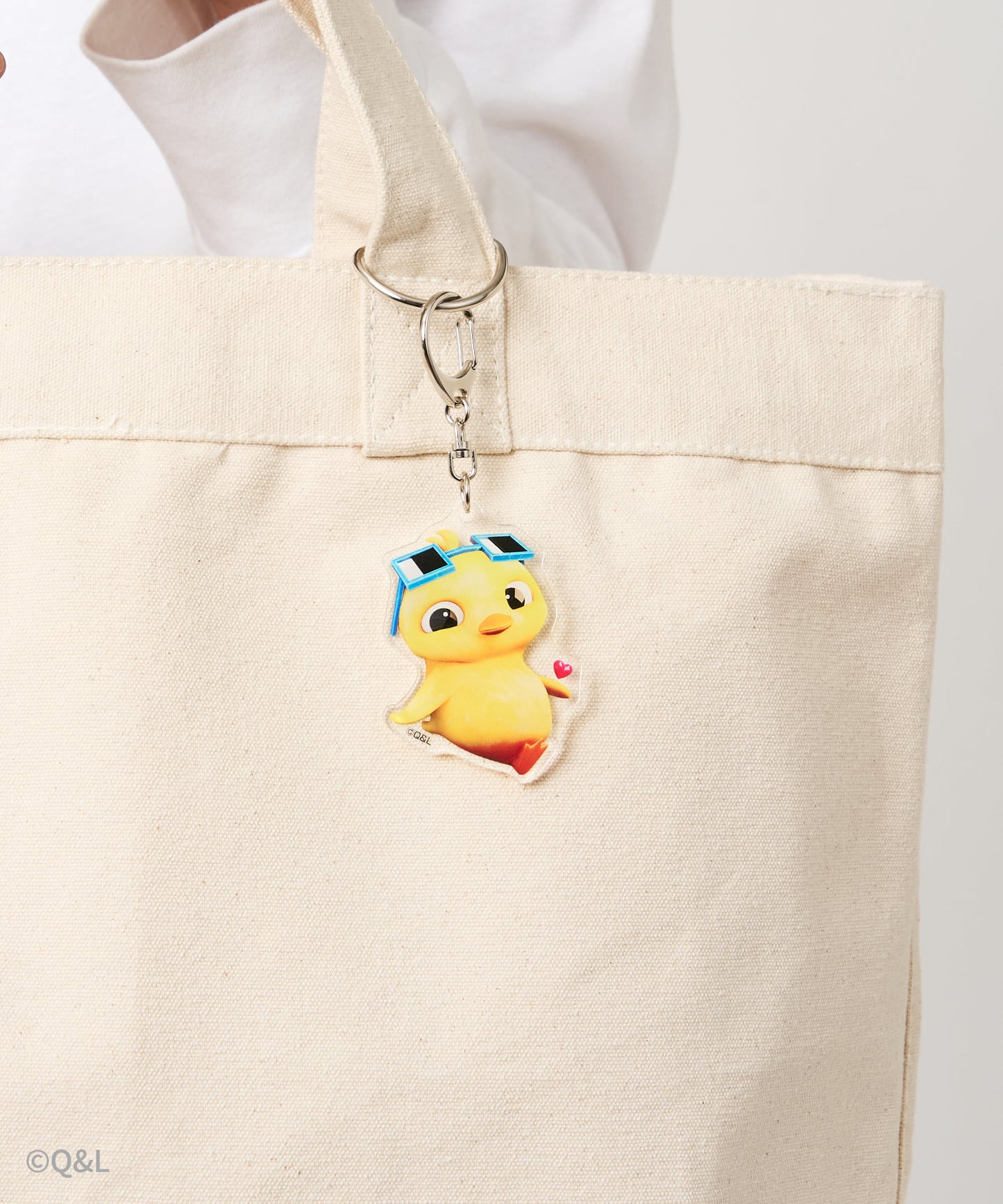 Quack and Lola  Acrylic keychain Quack
