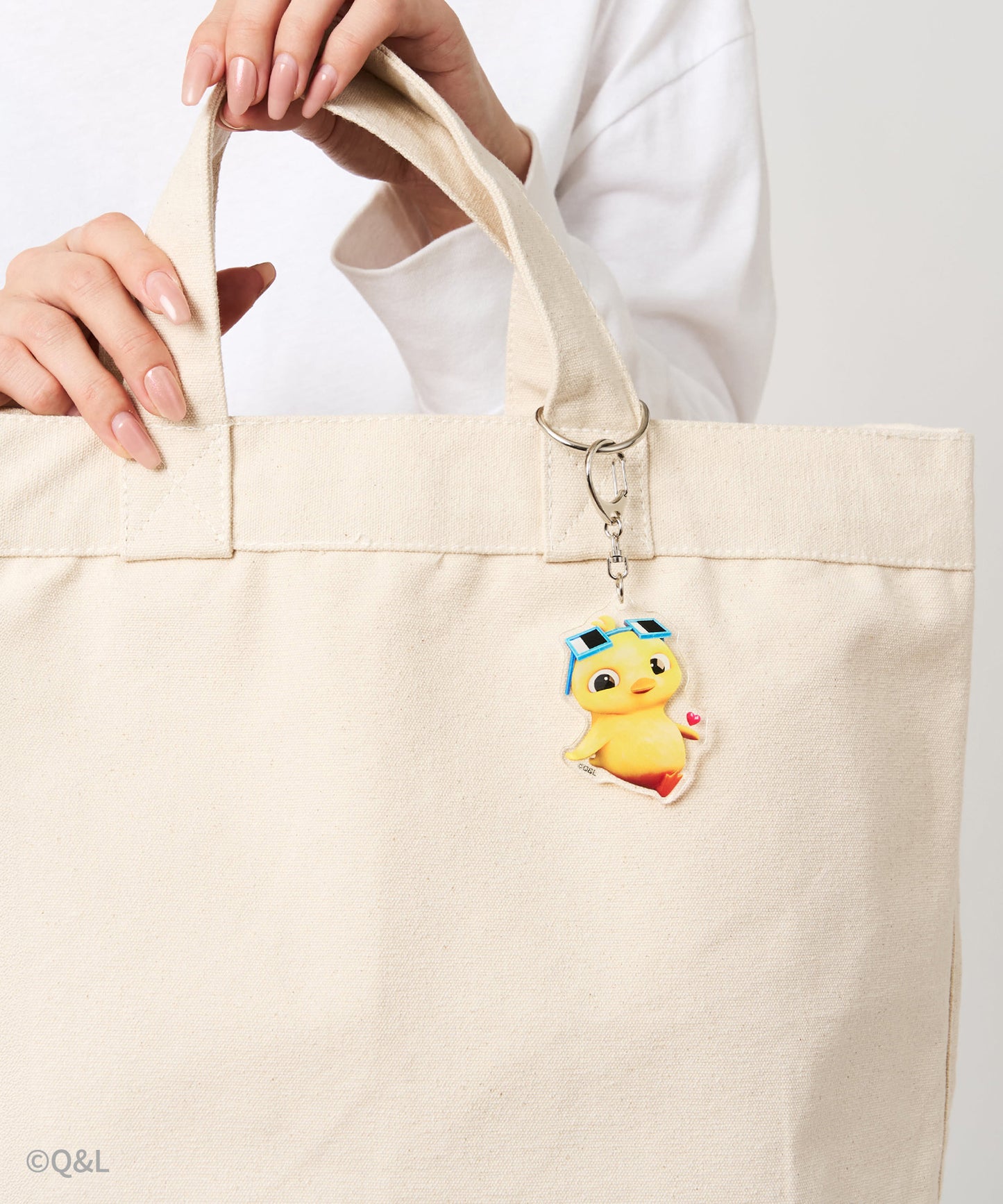 Quack and Lola  Acrylic keychain Quack