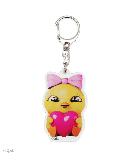 Quack and Lola  Acrylic keychain Lola