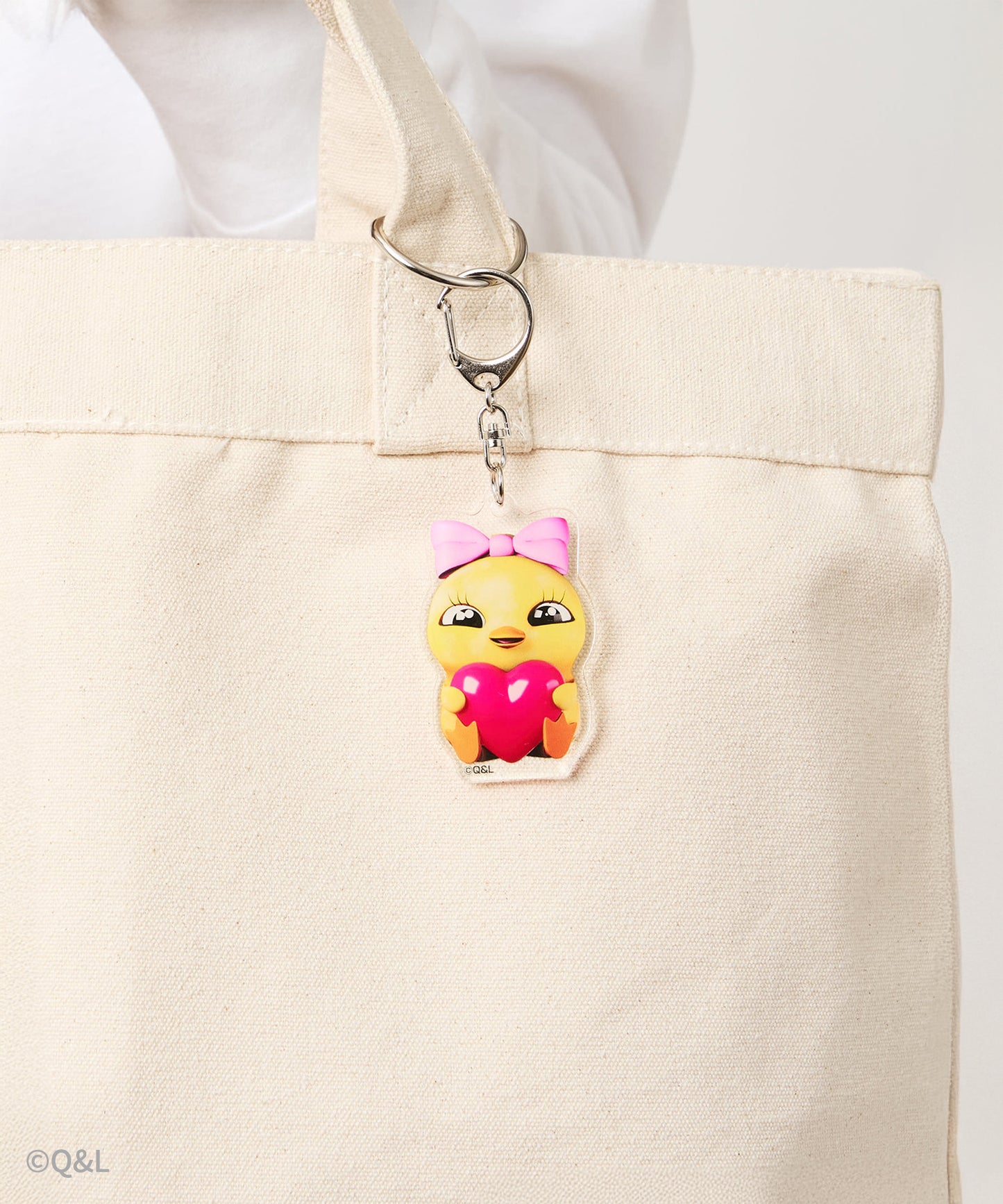 Quack and Lola  Acrylic keychain Lola