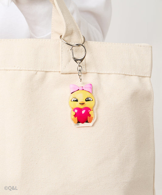Quack and Lola  Acrylic keychain Lola
