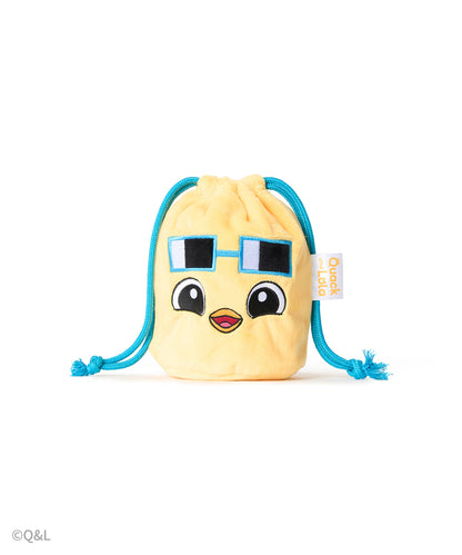 Quack and Lola Drawstring Pouch Quack