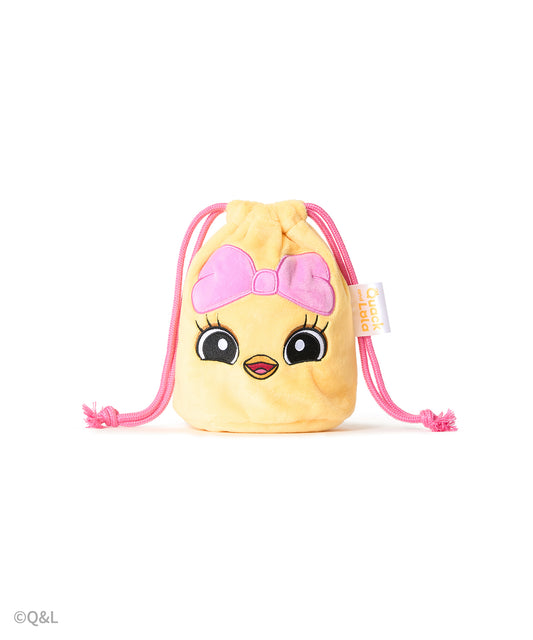 Quack and Lola Drawstring Pouch Lola