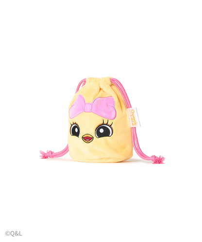 Quack and Lola Drawstring Pouch Lola