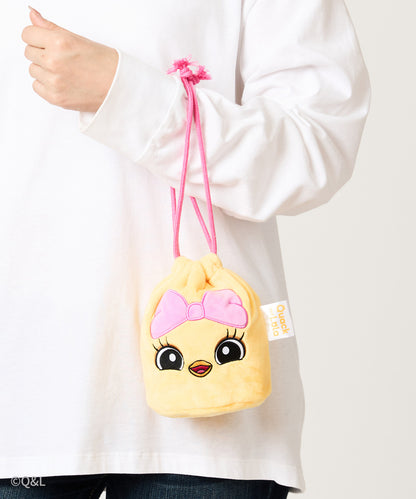 Quack and Lola Drawstring Pouch Lola