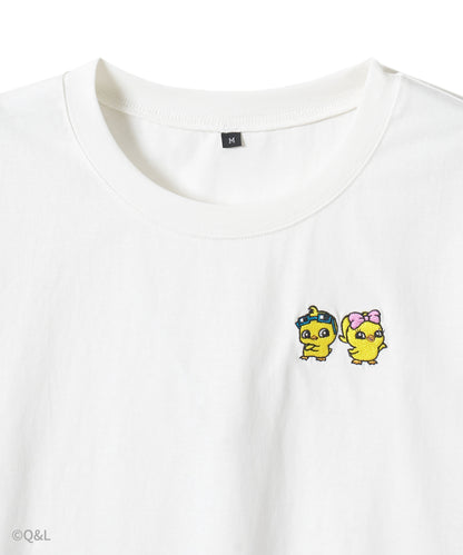Quack & Lola Embroidered White T-Shirt