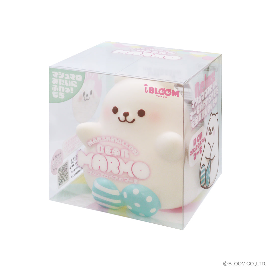 Marshmallow Bear Marmo – White in its clear display box