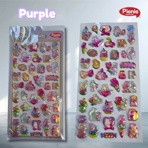 Air-filled Stickers Purple