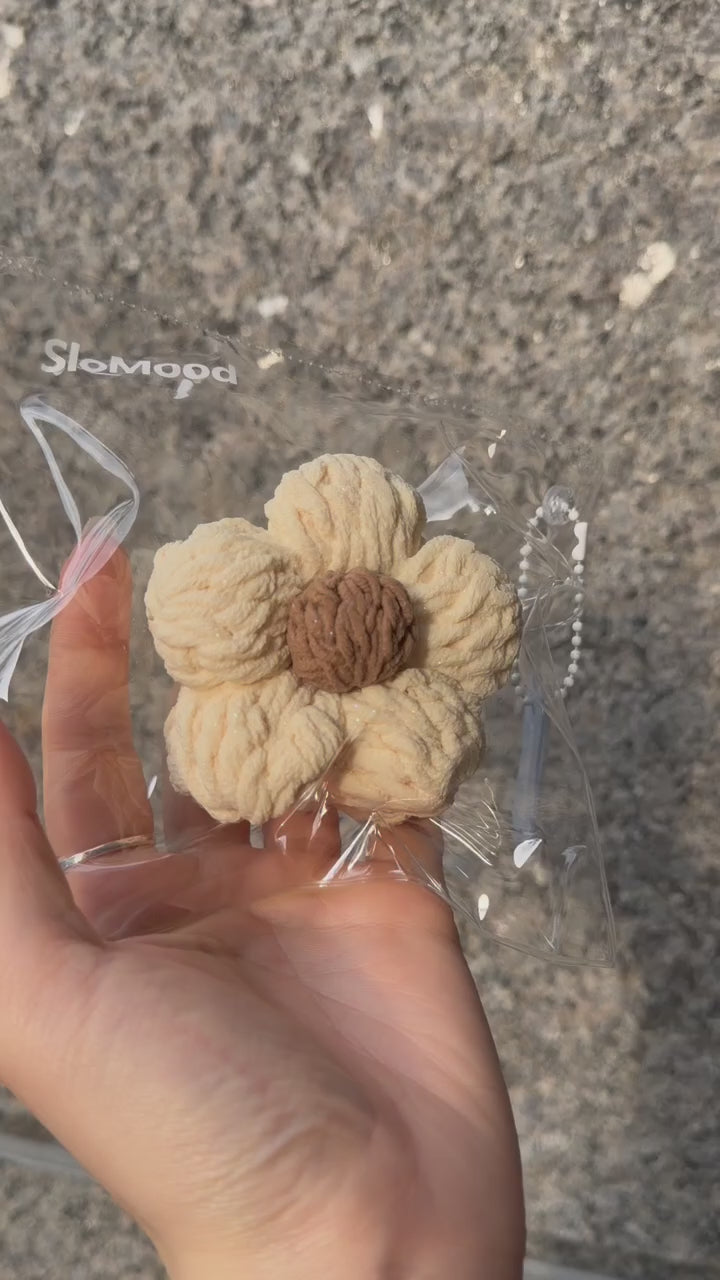 Manma Knit Fuwafuwa Flower Linen video